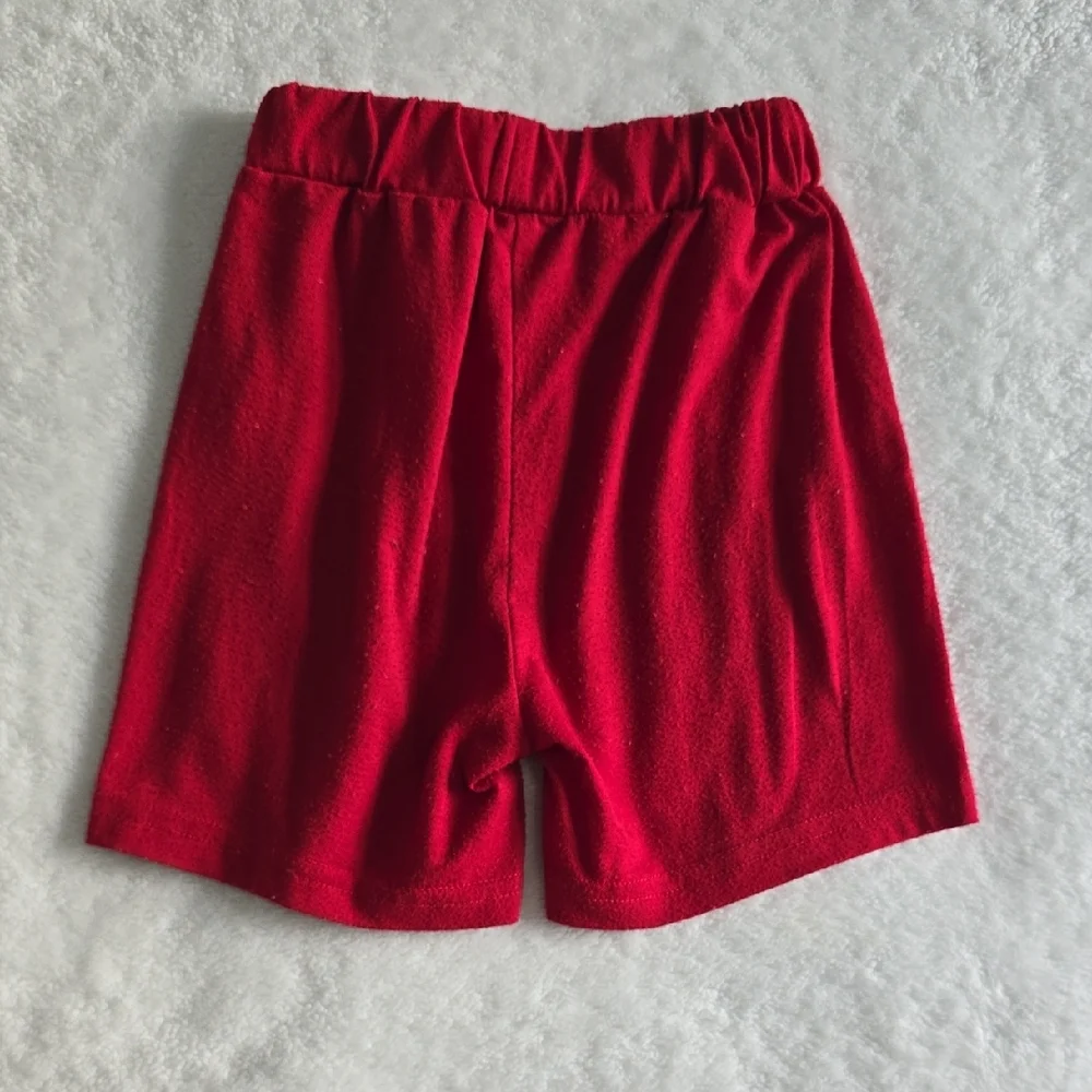 Red T-Shirt and Shorts Set